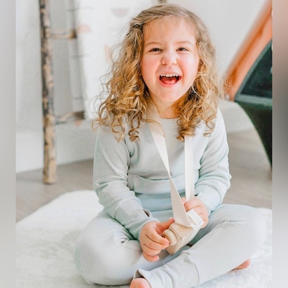 Goumi  Thermal Organic Cotton Jogger Set Color Stone - Picture 8 of 16